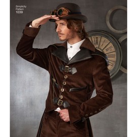 Simplicity Creative Patterns US1039BB Men's Cosplay Costumes, Size BB (46-48-50-52)