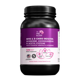Myo-Inositol & D-Chiro Inositol Women’s Supplement | Clinically Inspired 40:1 Ratio with Berberine, Ashwagandha, NAC & Essential Vitamins | Supports Hormonal Balance & Fertility Wellness*