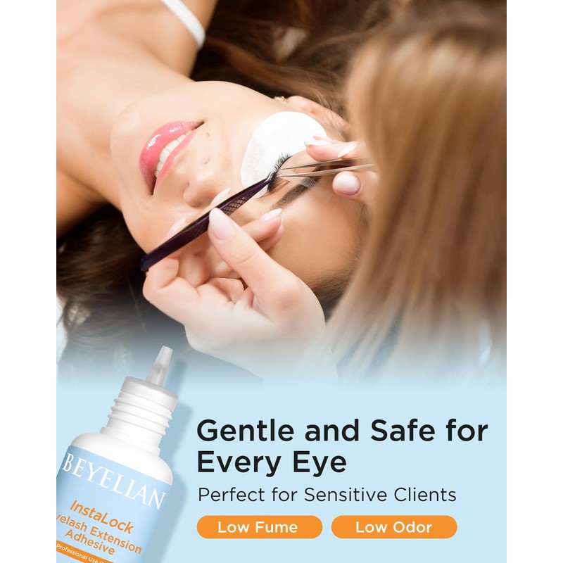 BEYELIAN Sensitive Eyelash Extension Glue 0.5-1 Sec Dry Lash Glue