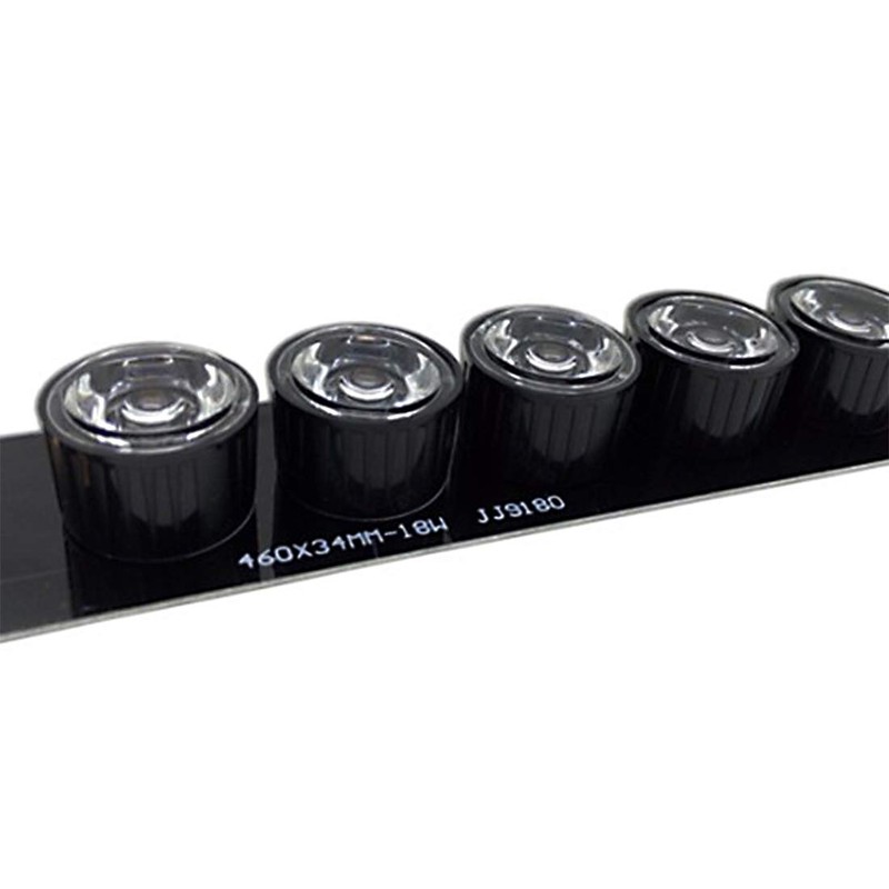 uxcell 10 pcs 20mm LED Lens 5 Degree with White