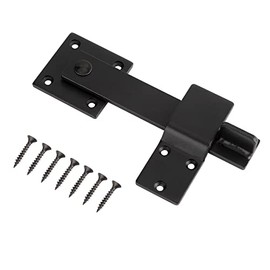 CHIJANE 6" Flip Farm Gate Latch, Solid Barn Door Lock Flip Latch Fence Hardware for Sliding Door, Rustic Gate Lock for Sliding Doors, Cabinet