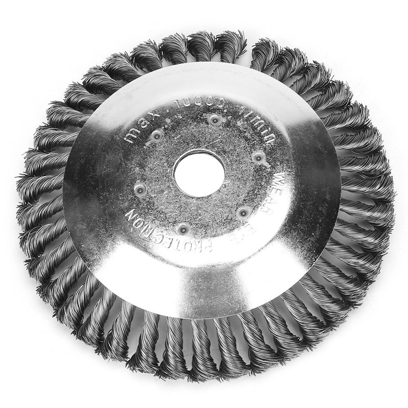 Lawn Mower Fittings Universal Weed Brush Rotating Weeding Brush 6in