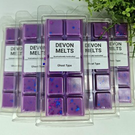 Devon Melts - Ghost Type - Highly Scented 100% Soy Wax Snapbar