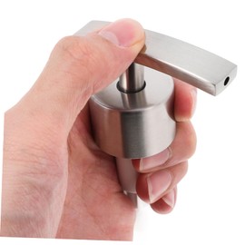 BIUDECO 2pcs Stainless Steel Lotion Dispenser Pump Rust Soap Dispenser for Travel Bottle Set