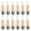 FLSNT 60 Watts Equivalent LED Chandelier Light Bulbs, Dimmable CA11
