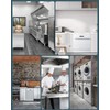 Phivan 3-1/2 Inch Commercial Sink Drain with Twist Handle Kitchen