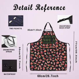 MNIGIU Funny Watermelon Gift Watermelon Apron Watermelon Lover Gift Watermelon Party Gift (this is not a Apron)