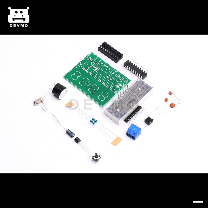 DEVMO 1set C51 4 Bits Digital Electronic Clock Electronic Production