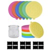 TERESRY 12 Pack Silicone Oui Yogurt Jar Lids with 12