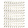 100Pcs Star Binder Clips Hollow Out Cartoon Style Strong Clamping