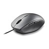 NGS Moth Gray - Optische Maus mit USB-Kabel für Computer