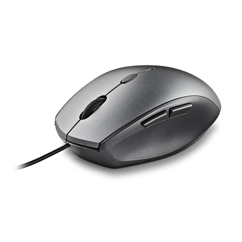 NGS Moth Gray - Optische Maus mit USB-Kabel für Computer