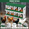 Chicken Nesting Boxes, 8 Compartments Nesting Boxes, Metal Chicken Laying