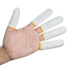 Finger Sack Hand Eczema Fingertip Protection 100 Pack 100% Pure Cotton Skin Skin Crack Breathable Sweat Protection