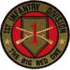 Ivamis 1st Infantry Division Patch The Big Red One -