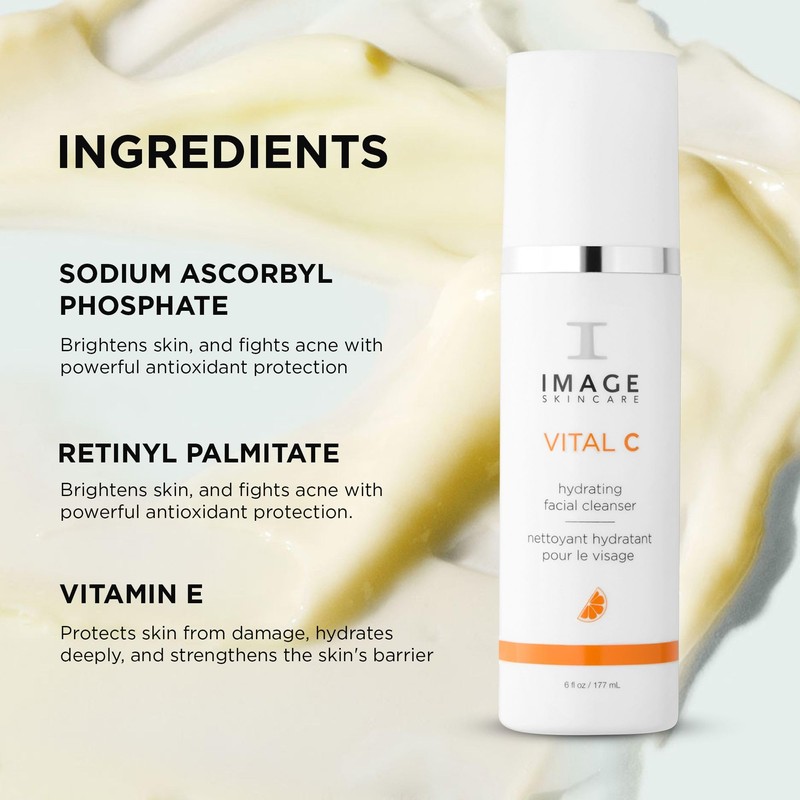 IMAGE Skincare, VITAL C Hydrating Facial Cleanser, Gentle Face Wash