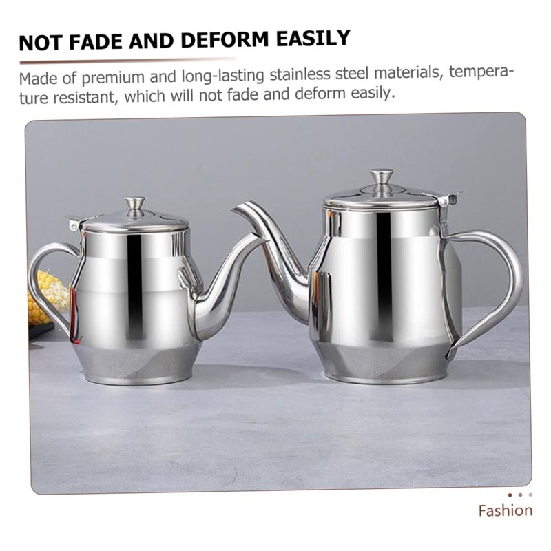 Ciieeo Stainless Steel Oil Container with Fine Mesh Strainer Versatile