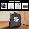 Alinan 4pcs 5015 50mm x 15mm 24V Dual Ball Brushless