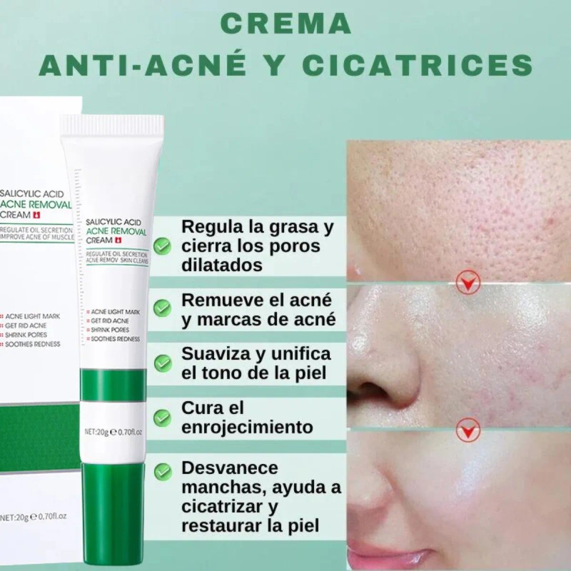Crema Limpieza Facial Ácido Salicílico