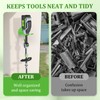 Power Tool Organizer Wall Mount, Lawn Tool Storage Rack for
