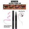 Glitter Liquid Gold Eyeliner, Diamond Shimmer Eyeliner Waterproof Long-Lasting, Metallic