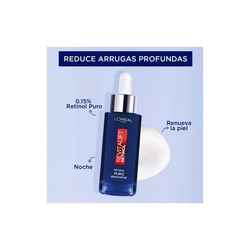 Retinol Puro 30ml Todo tipo de piel, Sérum De Noche