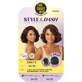 Outre The Daily Wig - Style & Dash - Daily 5 (JET BLACK 1)