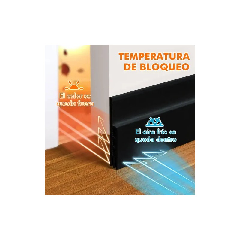 Guardapolvo Cubre Para Puerta Sello Polvo Evita Insecto 2pcs Color