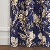 Lush Decor, Navy and Taupe Farmhouse Bird and Flower Insulated