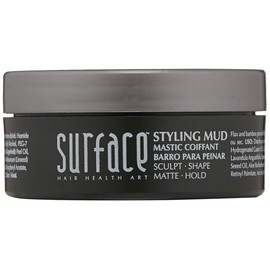 SURFACE Hair Men Styling Mud - Flax and Bamboo Provide Flexible Strong Fibers to Shape Sculpt and Hold Your Matte Style - 2.25 oz