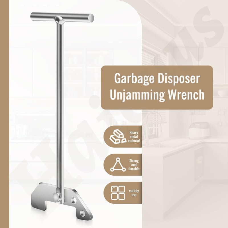 Haiouus Garbage Disposer Unjamming Wrench Compatible With M-oen Garbage Disposals