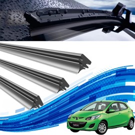 Mazda demio DE3AS DE3FS DE5FS DEJFS WeCar Replacement Rubber Compatible Size Genuine Replacement Set Natural Rubber Driver Passenger Seat Rear Set of 3