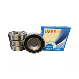 USBB (4) 6207-2rs Premium Ball Bearings C3 EMQ 35x72x17mm 62072rs