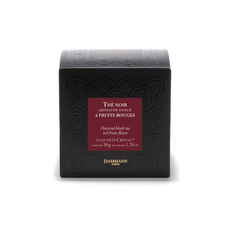 Dammann Freres Sachets, Quatre Fruits Rouges Tea Bags, Premium Gourmet
