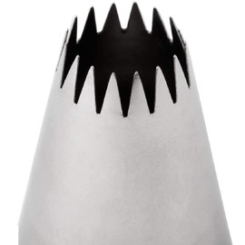 Ateco # 867 - French Star Pastry Tip .56'' Opening Diameter- Stainless Steel