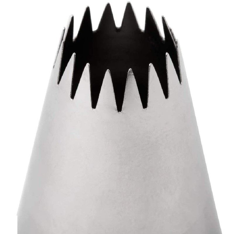 Ateco # 867 - French Star Pastry Tip .56'' Opening