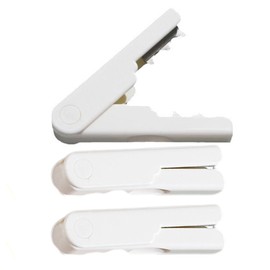 3 PCS Rose Thorn Stripper Tool, Flower Thorn Remover & Leaf Stripper for Roses & Stems, Safe & Easy-to-Use Stem Cutter for Florists, Gardeners - Flower Thorn Stripper for Fresh or Dried Roses (White)