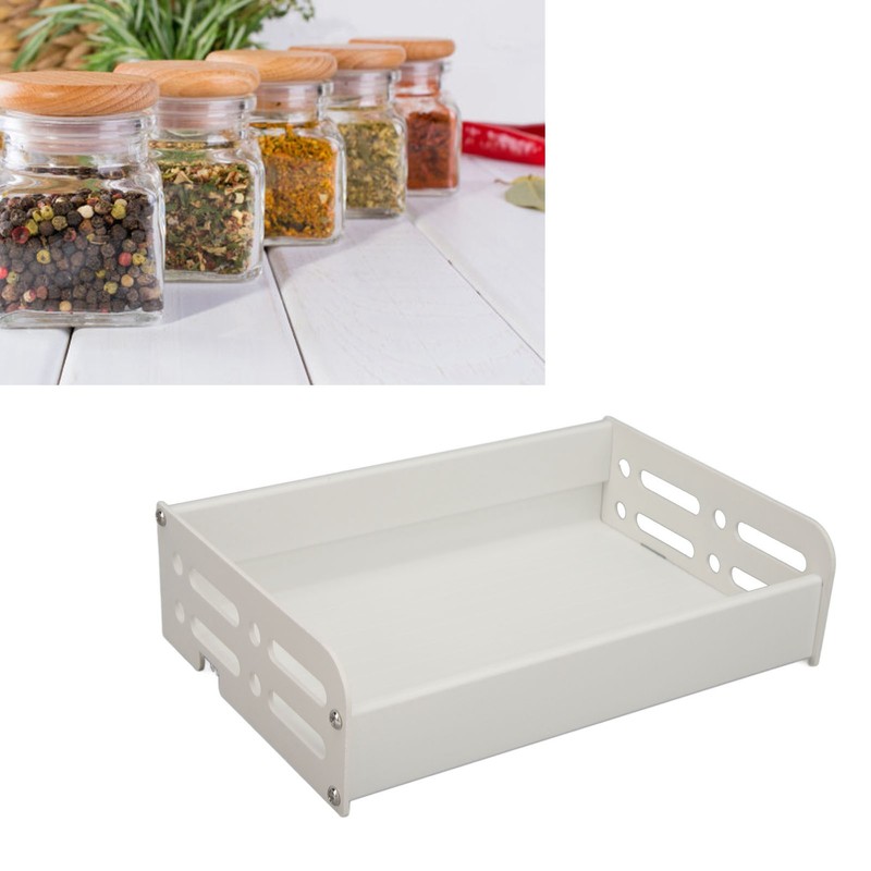 Wall Mounted Spice Rack Nordic Style Large Capacity Space Saving