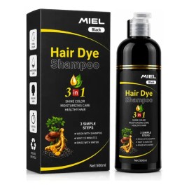 Miel Shampoo Tinte Cubre Canas Natural 500ml
