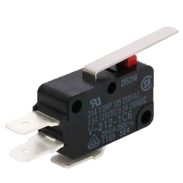 Omron V-212-1C6 NN Miniature Basic Switch, V-Size (Hinge Lever-type)
