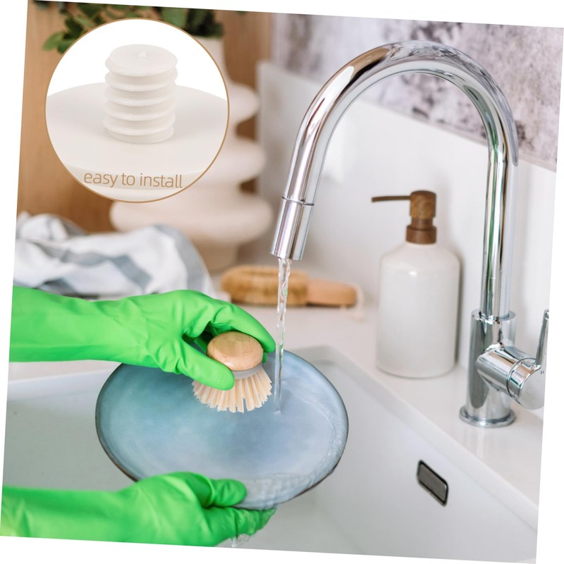 STOBAZA 1pc Dish Brush Refill Replacement Scrubber Brush Head for