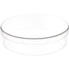 Pioneer Plastics 175C Clear Round Plastic Container, 6" W x