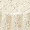 Damask Tablecloth with Curl/Circle Design, Choice of Sizes and Colours,