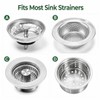 700 Pack Disposable Drain Covers, Anti-Clog Kitchen Mesh Sink Strainer