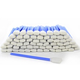 Wellgler's Foam Cleaning Swabs，Dust-Free Cleaning Sponge Tip Swabs for Printer Heads, Scanners, Camera Lenses, Electronics, Lab,Chip Hard Disk Industries, Optical Equipment(100pcs)