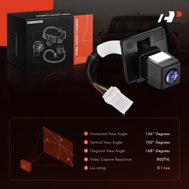 A-Premium Park Assist Camera Rear View Backup Reverse Camera Compatible with Select Subaru Models - 2014 2015 2016 Forester - Replace# 86267SG000