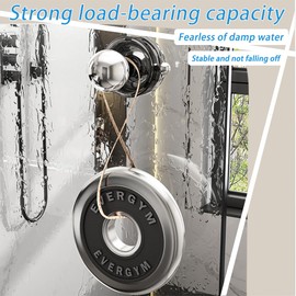 YIDELAI Powerful Suction Cup Handle, Shower Wall Suction Cup Suction Cup Handle, Toilet Bathroom Sliding Door Handle, with a Solid Suction Cup, can Firmly Hold The Suction Cup