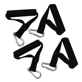 Mipcase 2 Pairs Pull Rope Handles for Fitness Exercise Durable Non Slip Resistance Band Handles for Strength Training Physical Therapy Seniors