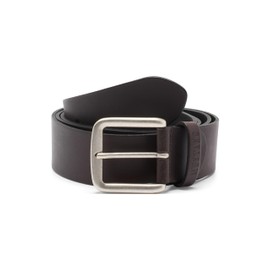MUSTANG MG2118L15Z Men's Leather Belt 40 mm Belt Width Black Brown 80-115 cm, Dark Brown 0691