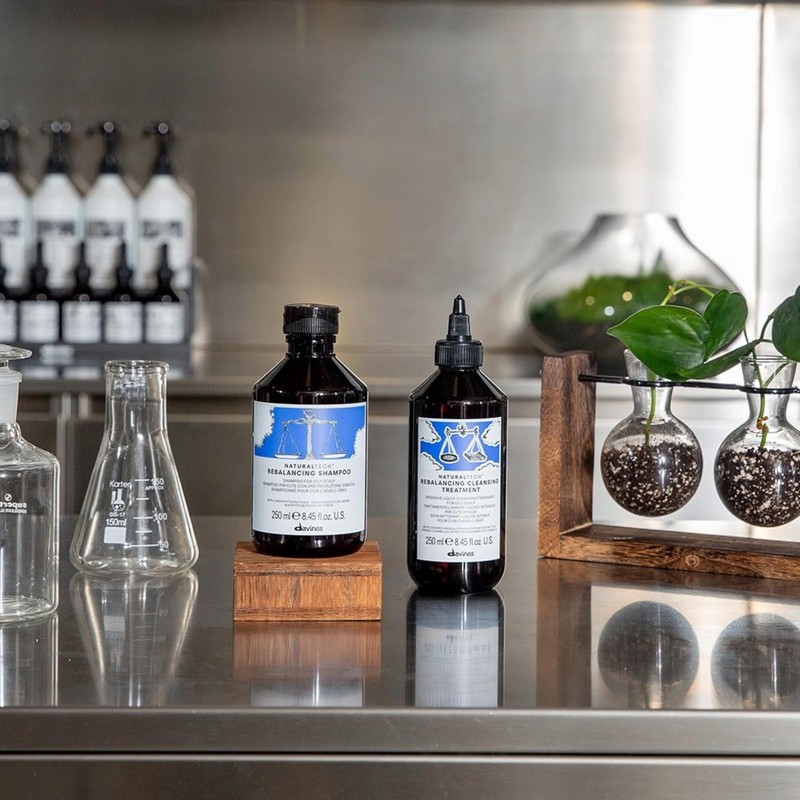 Davines Naturaltech REBALANCING Cleansing Treatment, Effectively Counteract Greasy Scalp And